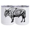 10 oz. White Stainless Steel Short Tumbler Thumbnail