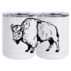 10 oz. White Stainless Steel Short Tumbler Thumbnail