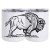 10 oz. White Stainless Steel Short Tumbler Thumbnail