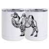 10 oz. White Stainless Steel Short Tumbler Thumbnail
