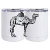 10 oz. White Stainless Steel Short Tumbler Thumbnail
