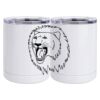 10 oz. White Stainless Steel Short Tumbler Thumbnail