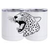 10 oz. White Stainless Steel Short Tumbler Thumbnail
