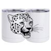 10 oz. White Stainless Steel Short Tumbler Thumbnail