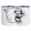 10 oz. White Stainless Steel Short Tumbler Thumbnail