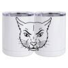 10 oz. White Stainless Steel Short Tumbler Thumbnail