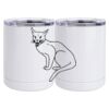 10 oz. White Stainless Steel Short Tumbler Thumbnail