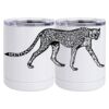 10 oz. White Stainless Steel Short Tumbler Thumbnail