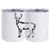 10 oz. White Stainless Steel Short Tumbler Thumbnail