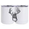 10 oz. White Stainless Steel Short Tumbler Thumbnail