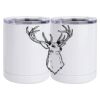 10 oz. White Stainless Steel Short Tumbler Thumbnail