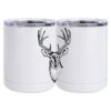 10 oz. White Stainless Steel Short Tumbler Thumbnail