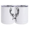 10 oz. White Stainless Steel Short Tumbler Thumbnail