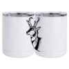 10 oz. White Stainless Steel Short Tumbler Thumbnail