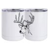 10 oz. White Stainless Steel Short Tumbler Thumbnail