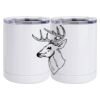 10 oz. White Stainless Steel Short Tumbler Thumbnail