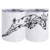 10 oz. White Stainless Steel Short Tumbler Thumbnail