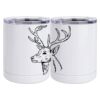 10 oz. White Stainless Steel Short Tumbler Thumbnail