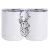 10 oz. White Stainless Steel Short Tumbler Thumbnail