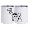 10 oz. White Stainless Steel Short Tumbler Thumbnail