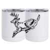 10 oz. White Stainless Steel Short Tumbler Thumbnail
