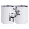 10 oz. White Stainless Steel Short Tumbler Thumbnail