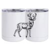 10 oz. White Stainless Steel Short Tumbler Thumbnail