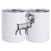 10 oz. White Stainless Steel Short Tumbler Thumbnail