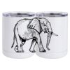 10 oz. White Stainless Steel Short Tumbler Thumbnail
