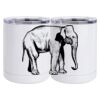 10 oz. White Stainless Steel Short Tumbler Thumbnail