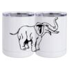 10 oz. White Stainless Steel Short Tumbler Thumbnail