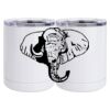 10 oz. White Stainless Steel Short Tumbler Thumbnail