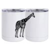 10 oz. White Stainless Steel Short Tumbler Thumbnail