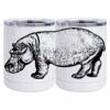 10 oz. White Stainless Steel Short Tumbler Thumbnail