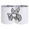 10 oz. White Stainless Steel Short Tumbler Thumbnail