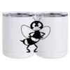 10 oz. White Stainless Steel Short Tumbler Thumbnail