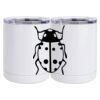 10 oz. White Stainless Steel Short Tumbler Thumbnail