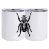 10 oz. White Stainless Steel Short Tumbler Thumbnail