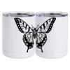 10 oz. White Stainless Steel Short Tumbler Thumbnail