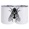10 oz. White Stainless Steel Short Tumbler Thumbnail