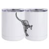 10 oz. White Stainless Steel Short Tumbler Thumbnail