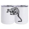 10 oz. White Stainless Steel Short Tumbler Thumbnail