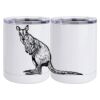 10 oz. White Stainless Steel Short Tumbler Thumbnail