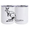 10 oz. White Stainless Steel Short Tumbler Thumbnail