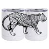 10 oz. White Stainless Steel Short Tumbler Thumbnail