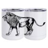 10 oz. White Stainless Steel Short Tumbler Thumbnail