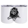 10 oz. White Stainless Steel Short Tumbler Thumbnail