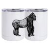 10 oz. White Stainless Steel Short Tumbler Thumbnail