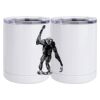 10 oz. White Stainless Steel Short Tumbler Thumbnail