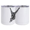 10 oz. White Stainless Steel Short Tumbler Thumbnail